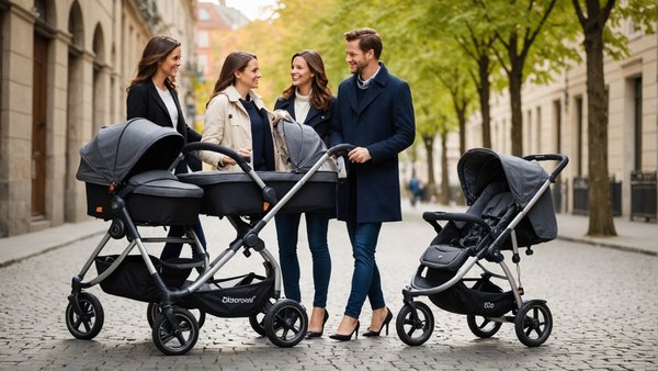 Découvrez les poussettes 3-en-1 trio en promotion à -50%